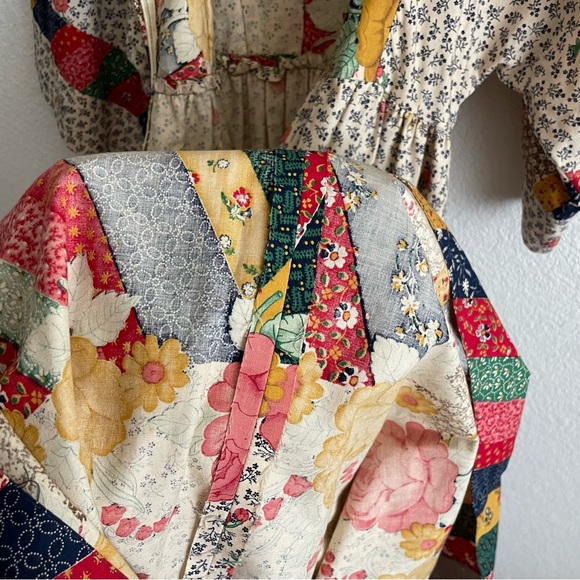 Vintage Just Choon California Prairie Mixed Print Floral Boho Cottagecore Dress - Picture 10 of 16